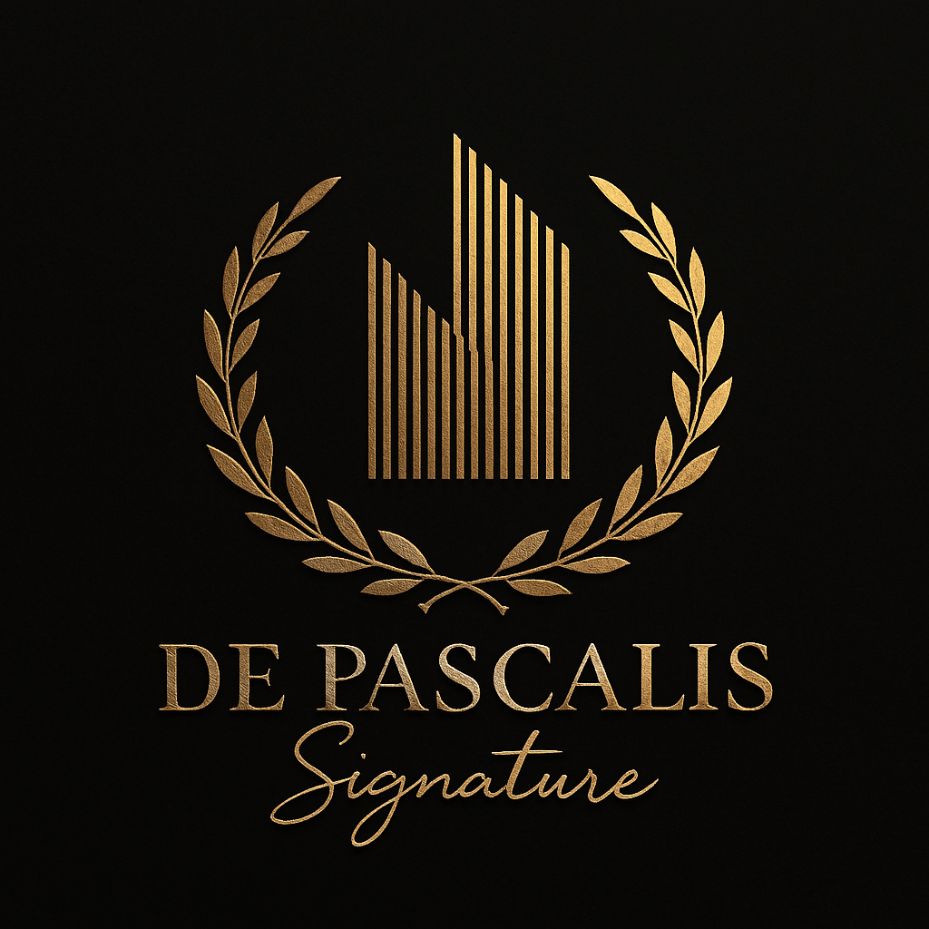 Logo De Pascalis Signature - Gamme premium de prestations haut de gamme